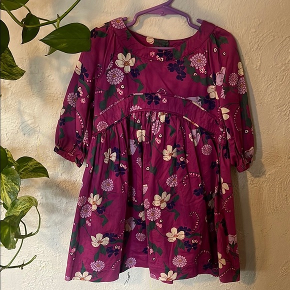 Tea Collection Floral Pink Dress - Picture 1 of 6